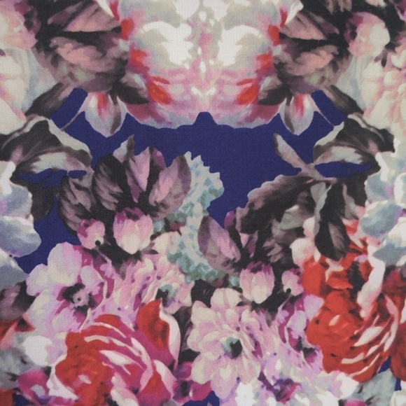 Talbots Floral Mini Skirt 6p - Picture 2 of 5